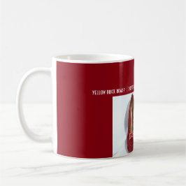 Karminrote Pantoffel-Tasse Kaffeetasse