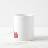 Karminrote rote Heels-Tasse Dorothy Kaffeetasse (Mittel)