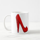 Karminrote rote Heels-Tasse Dorothy Kaffeetasse (Links)