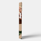 Karminrote Rote Rose mit weißen Akzenten Case-Mate iPhone Hülle (Rückseite / Rechts)