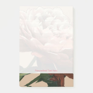 Karminrote Rote Rose mit weißen Akzenten Post-it Klebezettel