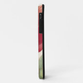 Karminrote Tulpen Case-Mate iPhone Hülle (Hinten/Links)