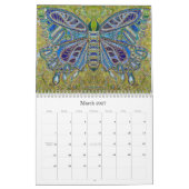 Karminroter Kalender der Tür-2012 (Mär 2027)