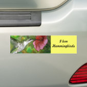 Karminroter throated Kolibri Autoaufkleber (Auf Auto)