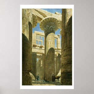 Karnak, c.1866 (w/c auf Papier) Poster