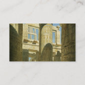 Karnak, c.1866 (w/c auf Papier) Visitenkarte (Rückseite)