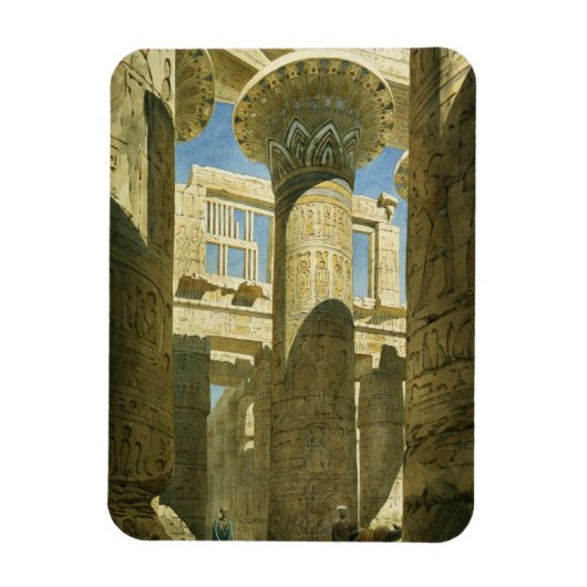 Karnak, c.1866 (w/c, paper) magnet (Vertikal)