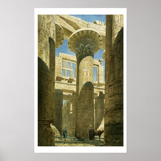 Karnak, c.1866 (w/c, paper) poster (Vorne)