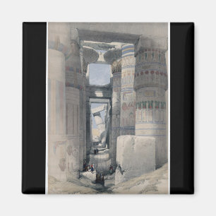 Karnak - Dromos oder erster Hof des Tempels Magnet