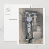 Karnak - Dromos oder erster Hof des Tempels Postkarte (Vorne/Hinten)