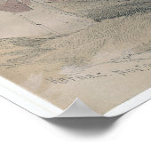 Karnak - Dromos oder erster Hofe des Tempels Poster (Ecke)