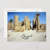 Karnak-Komplex Postkarte (Vorne/Hinten)