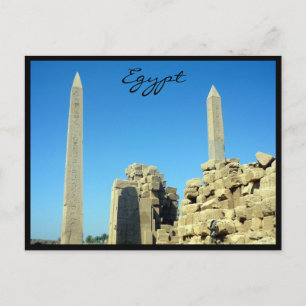 Karnak-Obelisken Postkarte