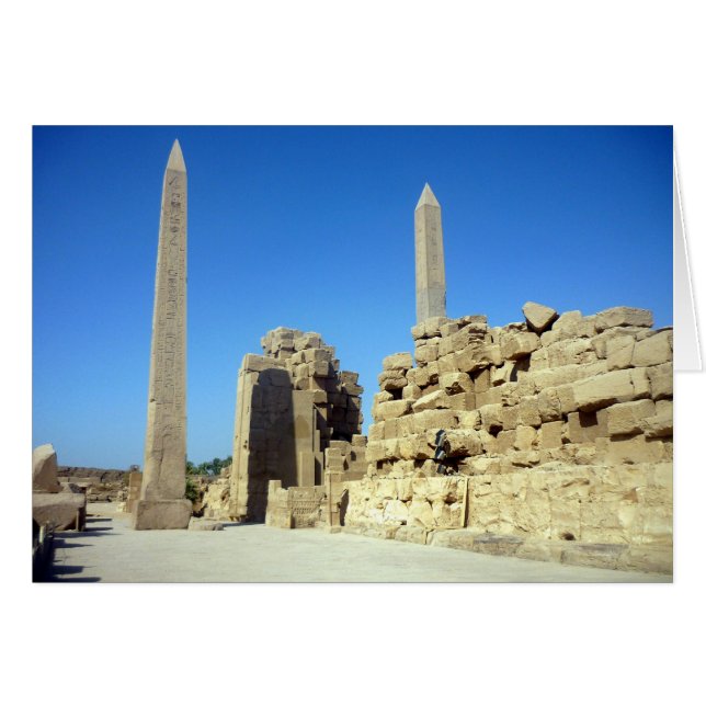 Karnak-Ruinen (Vorderseite (Horizontal))