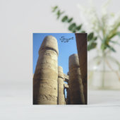 Karnak-Säule Postkarte (Stehend Vorderseite)