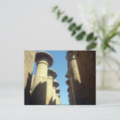 Karnak-Säulen Postkarte (Stehend Vorderseite)
