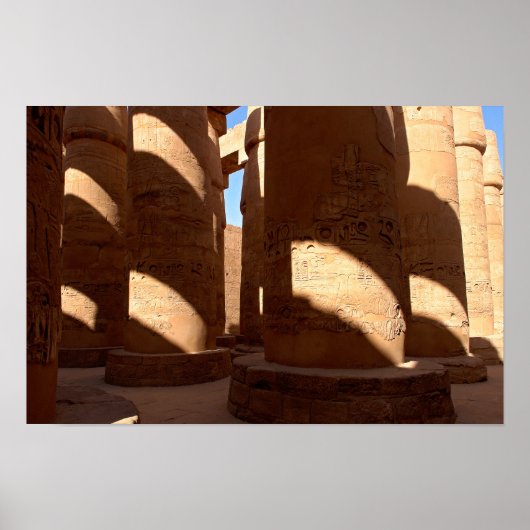 Karnak-Tempel - Luxor, Ägypten Poster (Vorne)