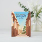 Karnak-Tempelkomplex Ägypten Postkarte (Stehend Vorderseite)