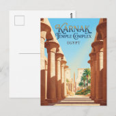Karnak-Tempelkomplex Ägypten Postkarte (Vorne/Hinten)