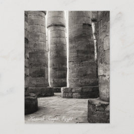 Karnak Temple, Hieroglyphen, Alt Ägypten Postkarte