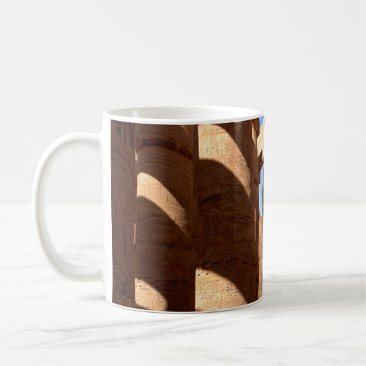 Karnak Temple - Luxor, Ägypten Kaffeetasse (Links)