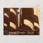 Karnak Temple - Luxor, Ägypten Postkarte (Vorderseite)