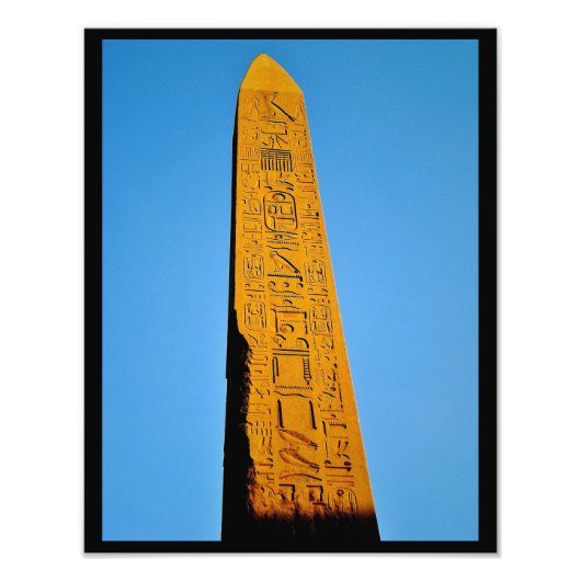 Karnak Temple Obelisk Fotodruck (Vorne)