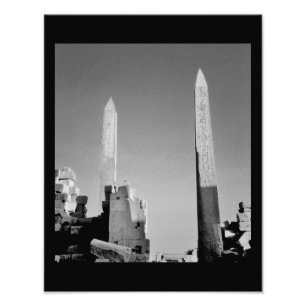 Karnak Temple Obelisks Fotodruck