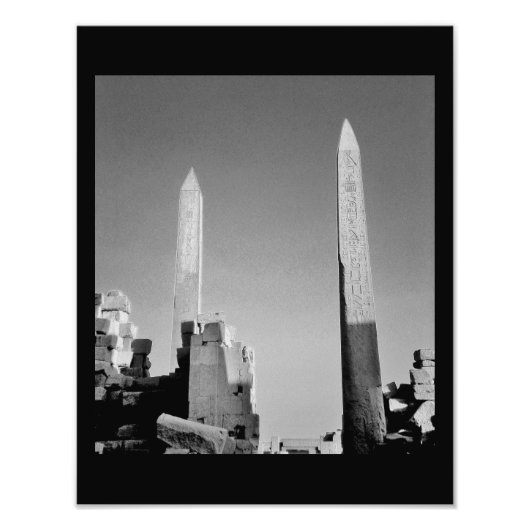 Karnak Temple Obelisks Fotodruck (Vorne)