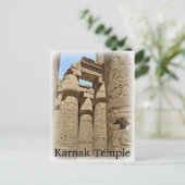 Karnak Temple Postcard Postkarte (Stehend Vorderseite)