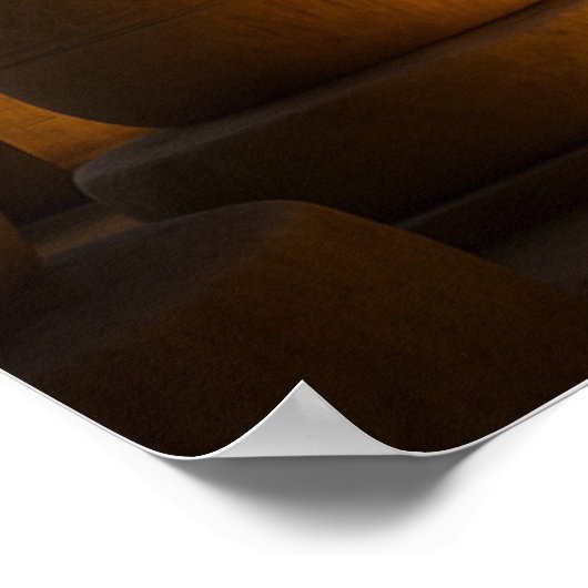 Karnak Temple Sunset Poster (Ecke)