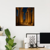 Karnak Temple Sunset Poster (Heimbüro)