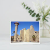 Karnak Wände Ägypten Postkarte (Stehend Vorderseite)
