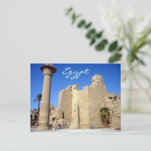 Karnakmauern Postkarte (Stehend Vorderseite)