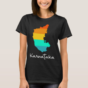 Karnataka Proud indischer Staat der Ursprungsbekle T-Shirt