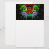 Karnaval Abstrakt Art Stationierung Briefpapier (Vorne/Hinten)