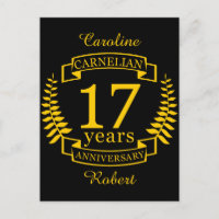 Karnelian Gemstone Hochzeitstag 17 Jahre