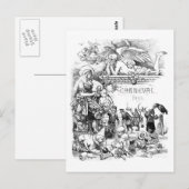 Karneval 1894 Vintage Postkarte (Vorne/Hinten)