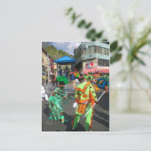 Karneval 2010 in Trinidad Postkarte (Stehend Vorderseite)