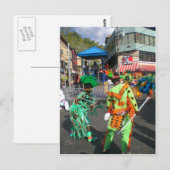 Karneval 2010 in Trinidad Postkarte (Vorne/Hinten)
