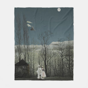 Karneval Abend, Henri Rousseau Ölgemälde 1886 Fleecedecke