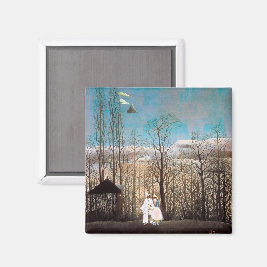 Karneval-Abend, Rousseau Magnet (Vorderseite/Rückseite)