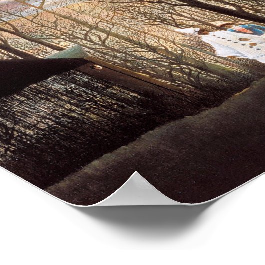 Karneval-Abend, Rousseau Poster (Ecke)