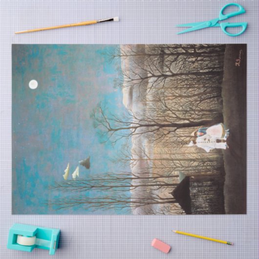 Karneval-Abend, Rousseau Seidenpapier (Basteln)