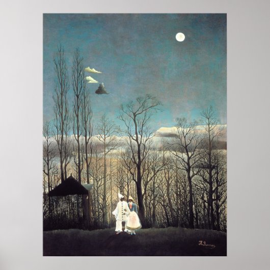 Karneval-Abend von Henri Rousseau Poster (Vorne)