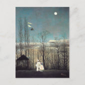Karneval-Abend von Henri Rousseau Postkarte (Vorderseite)