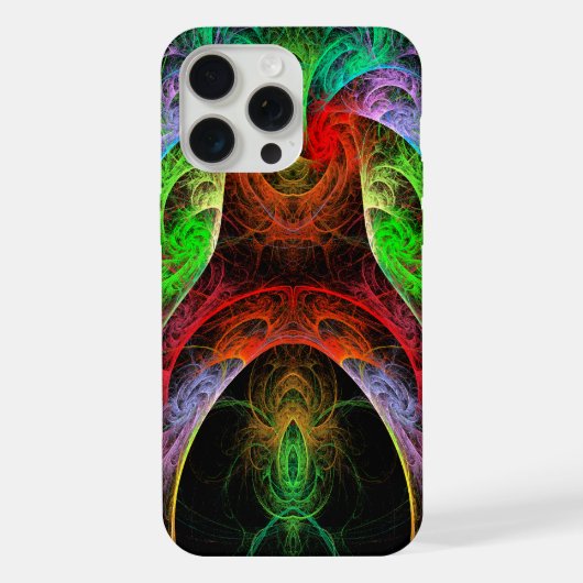Karneval Abstrakte Kunst iPhone Hülle (Rückseite)