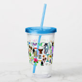 Karneval Acryltrinkbecher (Rückseite)