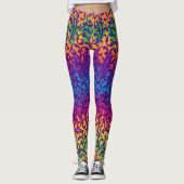 Karneval-Art bunt Leggings (Vorderseite)