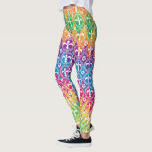 Karneval-Art bunt Leggings (Links)